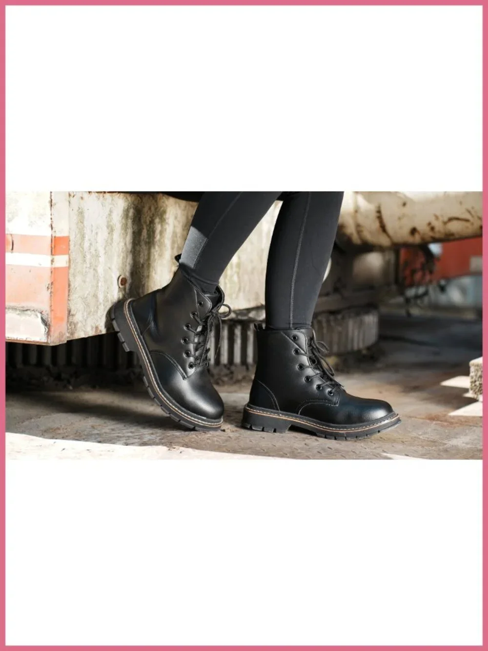 Waterproof Leather Steel Toe Work Boots 6